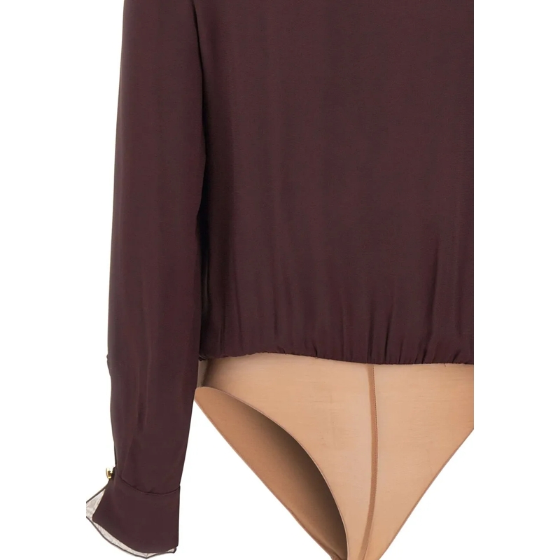 Elisabetta Franchi Body Top Brown braun(Image 5)