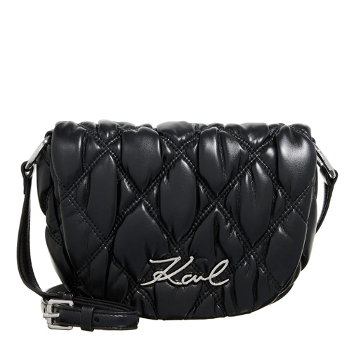 Karl Lagerfeld Sac à bandoulière K/Signature Kuilt Cb Black