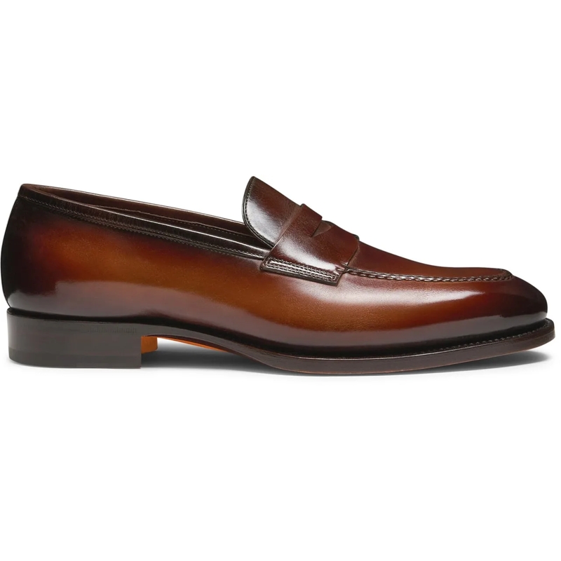 Santoni Loafer Men's penny loafer weiß