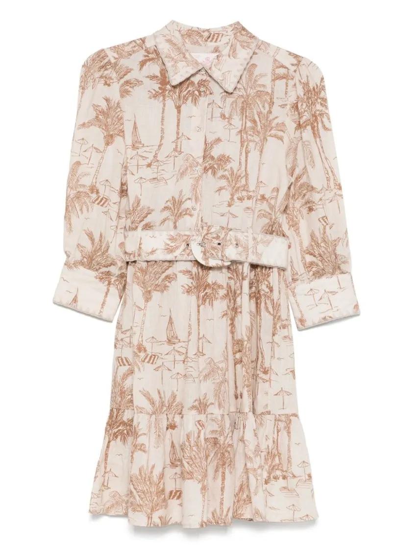 Thumbnail - Mc2 Saint Barth - Daisi Dress - Größe M - beige