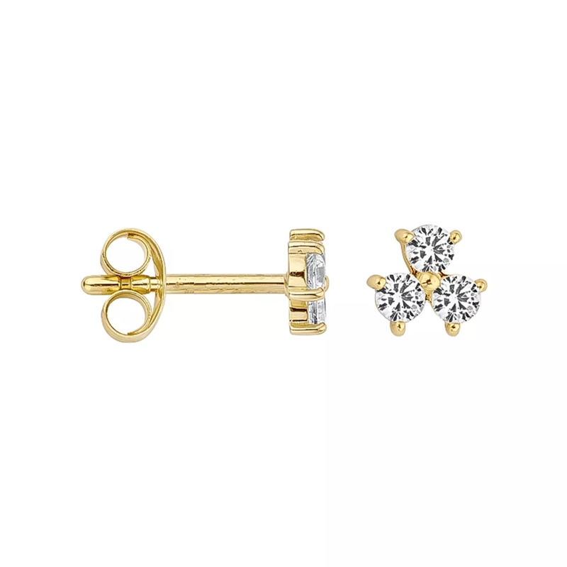 Blush Boucles d'oreilles à tige Ear studs 7196YZI - Gold (14k) with Zirconia Yellow Gold