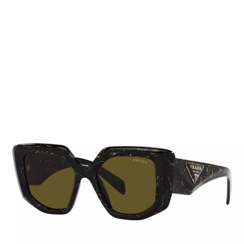 Prada 0PR 14ZS Black/Yellow Marble Sunglasses