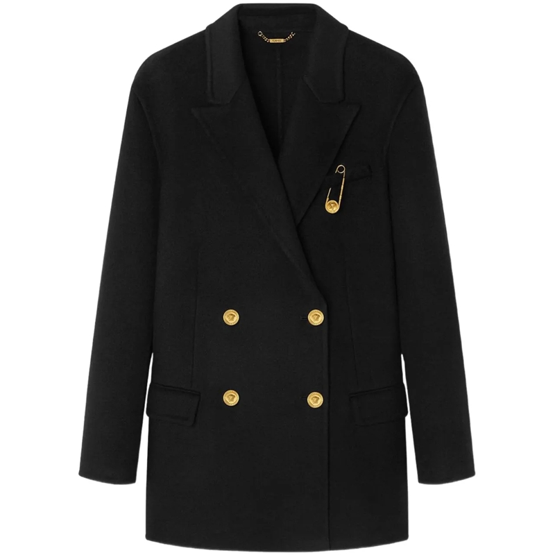 Versace Übergangsjacke Coats Black schwarz