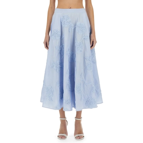Rotate Mini-Röcke Floral Maxi Skirt Blue