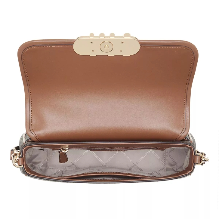 Michael Kors Parker Medium Convertible Pouchette Shoulder Brn