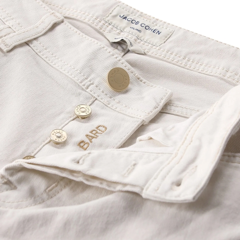 Jacob Cohen Jeans Slim-Fit Jeans Bard aus Baumwoll-Mix weiß(Image 3)