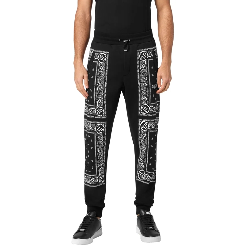 Philipp Plein Jogginghose Jogginghosen Paisley schwarz(Image 4)