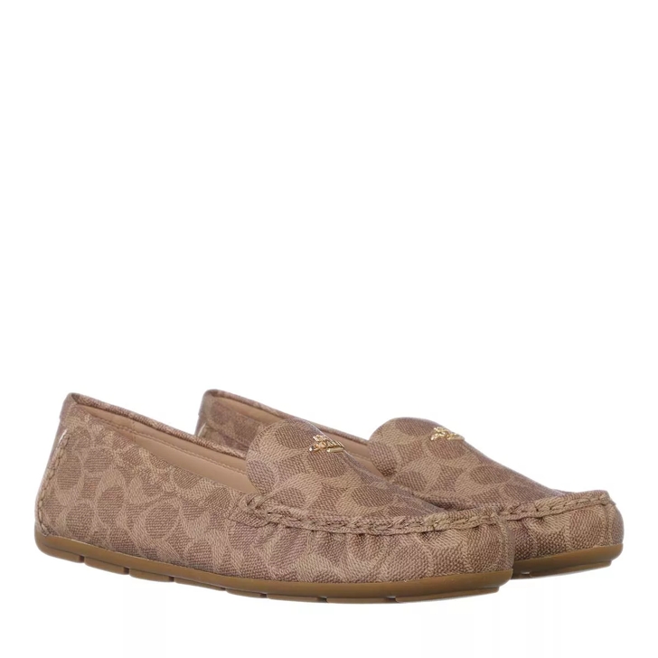 Coach clearance tan loafers