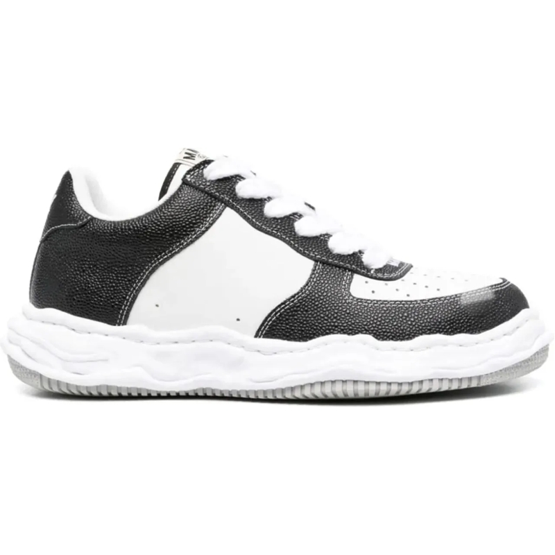Maison Mihara Yasuhiro Low-Top-Sneaker Wayne Low Original Sole Basket Leather Low Top Sne weiß