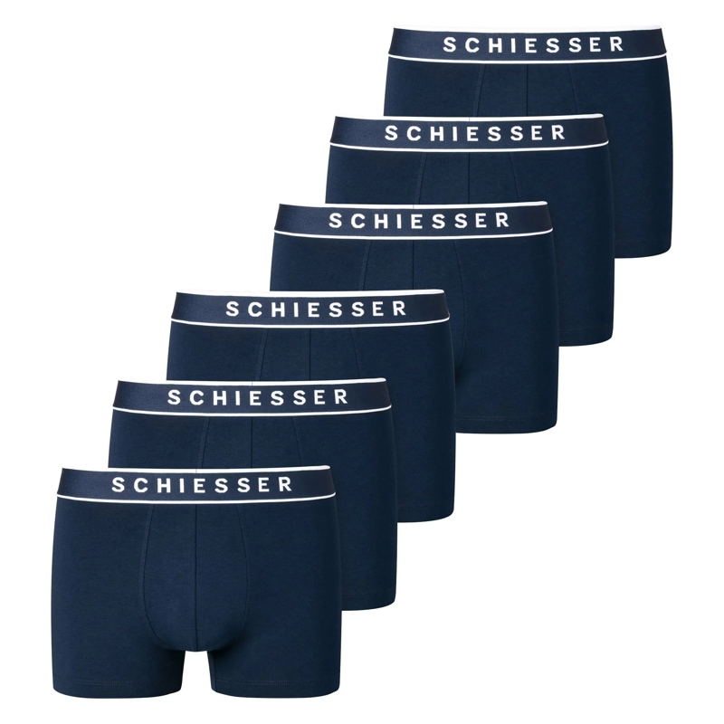 SCHIESSER  3PACK Shorts 6er Pack dunkel-blau