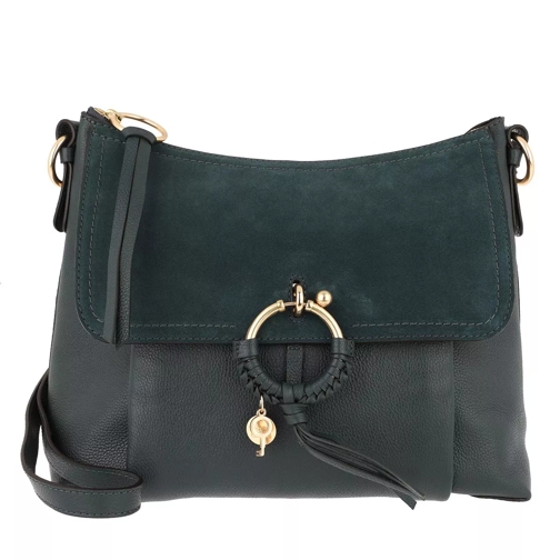 See By Chloé Joan Grained Leather Bag Nightfall Green Crossbody Bag