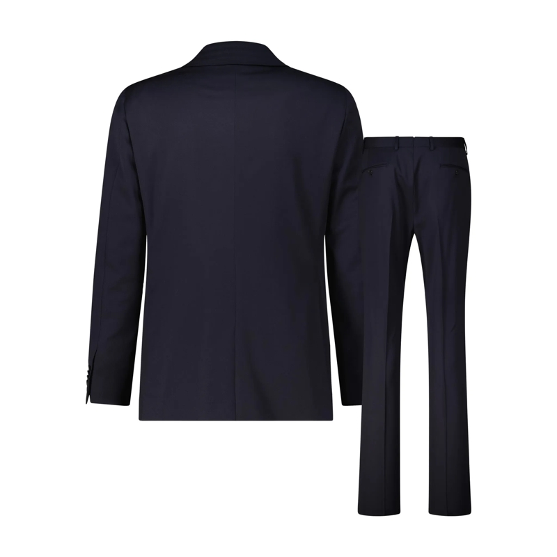 Emanuela Caruso Anzugkombination Zweiteiliger Anzug Aida aus Wolle blau(Image 2)