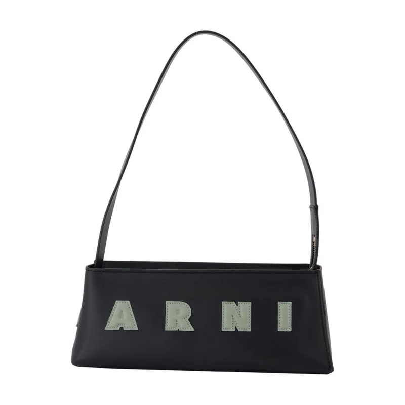 Marni Schultertasche Bags Blacksteppe schwarz