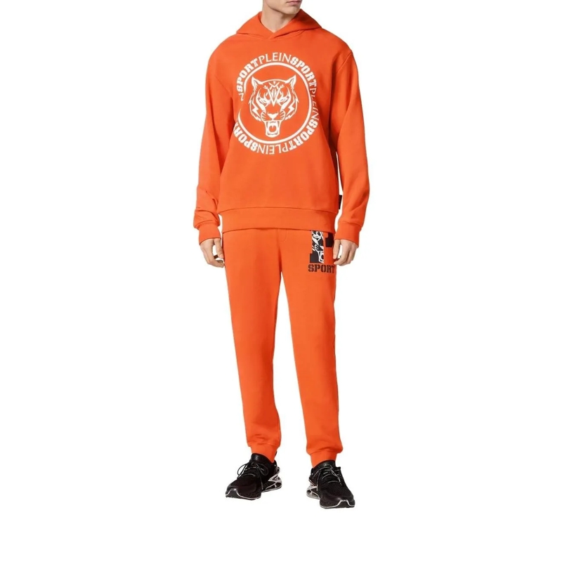 Plein Sport Sweatshirt Hoodie Carbon Tiger orange(Image 3)