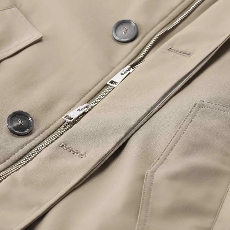 AMI Paris Übergangsjacke Jacke aus Wolle braun(Image 4)