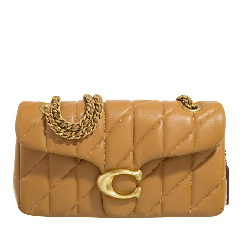 Coach Crossbody Bag Quilted Tabby Shoulder Bag 26 Honey Brown