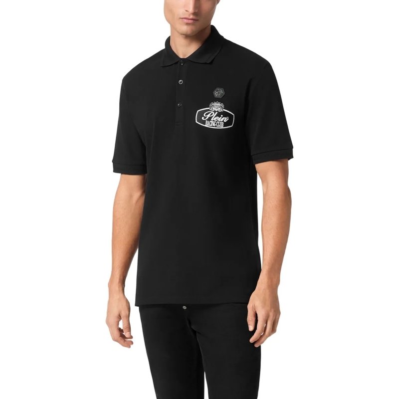 Philipp Plein Top Poloshirt Racing schwarz(Image 8)