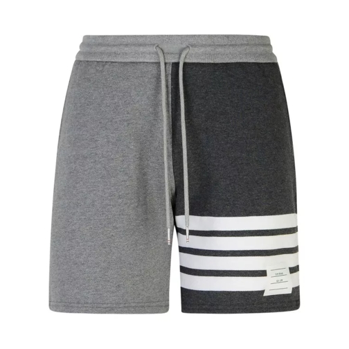 Thom Browne 4-Bar' Grey Cotton Shorts Grey 