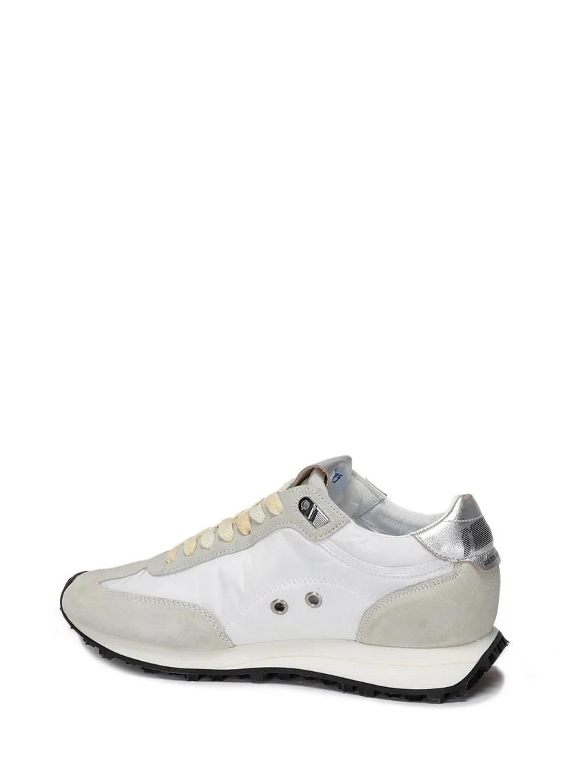 Thumbnail - Golden Goose Low-Top Sneaker - Nylon Sneakers With Beige Suede Inserts - Gr. 38 (EU) - in Weiß - für Damen