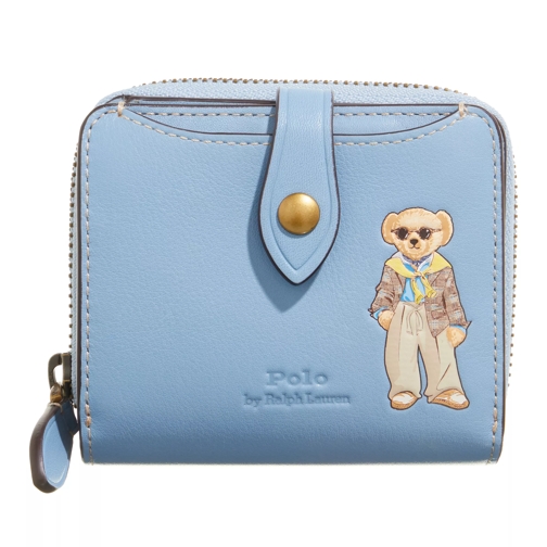 Polo Ralph Lauren Wallet Small Sky Blue Bi-Fold Portemonnaie