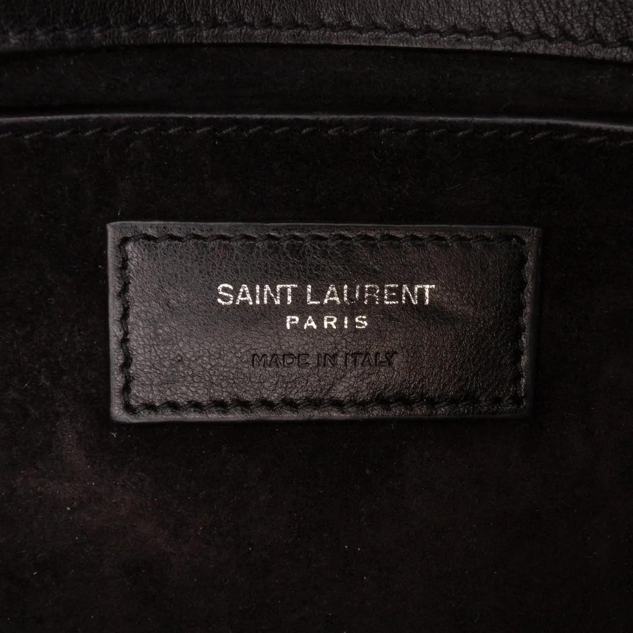 Thumbnail - Saint Laurent Hobo Bags - Medium Leather Monogram Stars and Hearts Sunset Cr - Gr. unisize - in Schwarz - für Damen