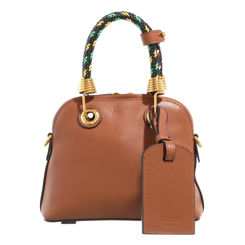 Moschino Minitasche Braided Cord Cuoio