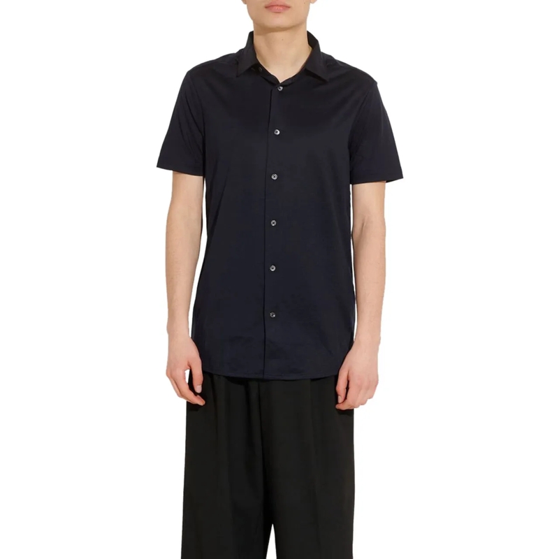 Emporio Armani Polo Doorknoop Polo Blauw blau