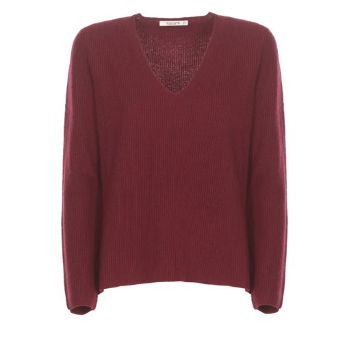 Kangra Pullover Cashmere Sweater Burgundy