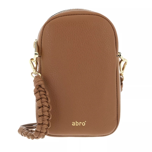 Abro Mobile-Crossbody Bag KIRA Caramel/Cognac Handytasche