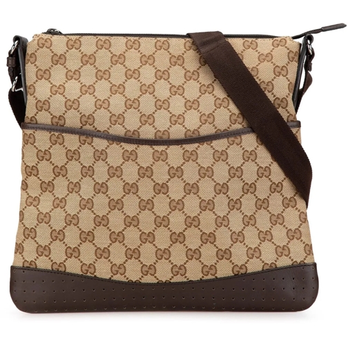 Gucci Sac à bandoulière 2000-2015 GG Canvas Crossbody braun