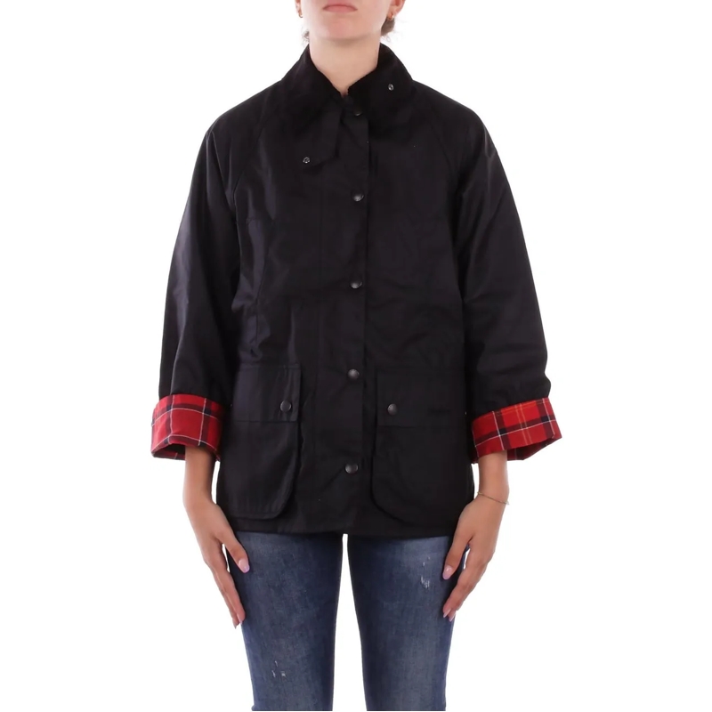 Barbour Overgangsjas Coats Black schwarz