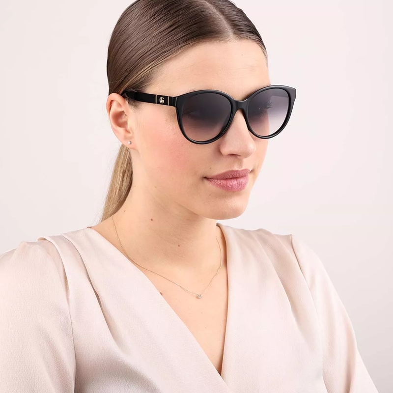 Gucci Sonnenbrille GG0631S-001 56 Sunglasses Black-Black-Grey(Image 2)