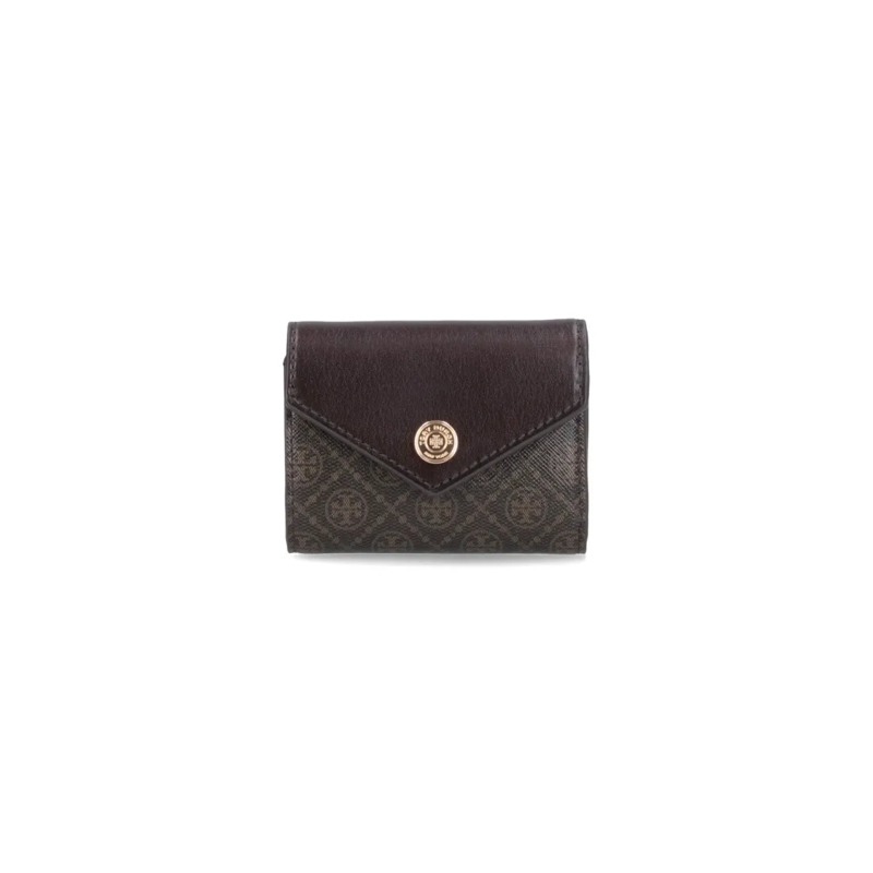 Tory Burch Geldbörse Small Wallet "T Monogram" – Brown Brown