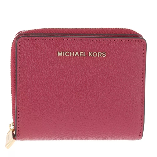 MICHAEL Michael Kors Jet Set MD Ziparound Snap Wallet Berry Bi-Fold Portemonnaie