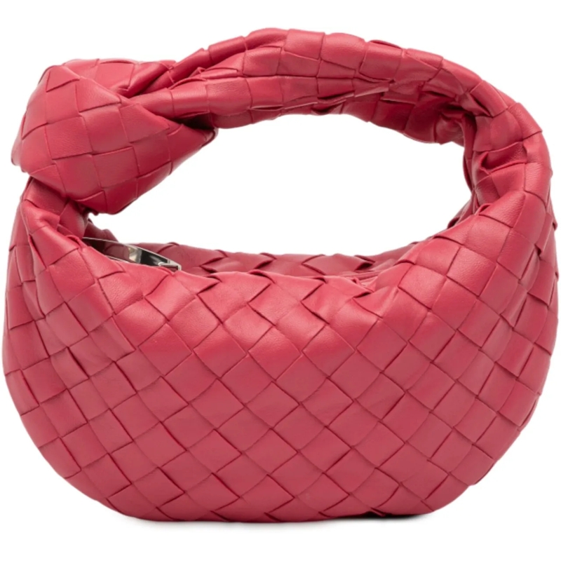 Bottega Veneta Sac à bandoulière Mini Nappa Intrecciato Jodie rose