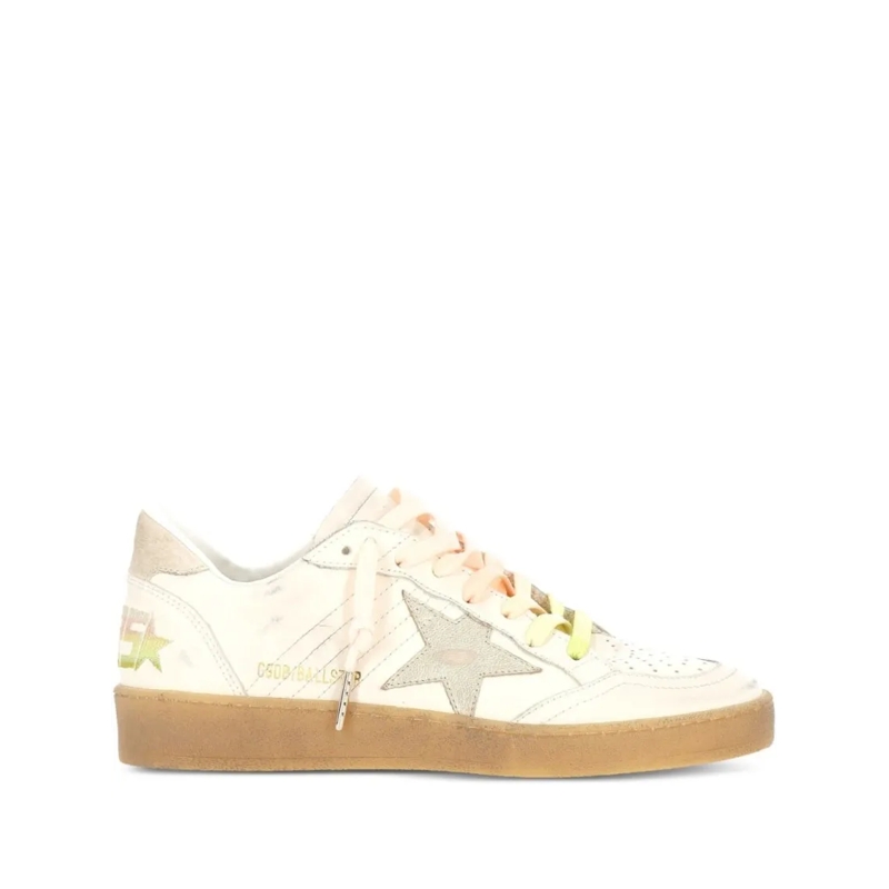 Golden Goose Low-Top-Sneaker Off-White Leather Sneakers Neutrals