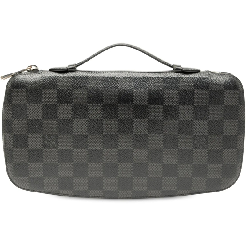 Louis Vuitton Geldbörse Damier Graphite Atoll Organizer schwarz