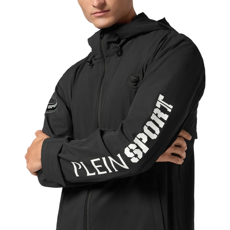 Plein Sport Daunenjacke Windbreaker Scratch schwarz(Image 4)