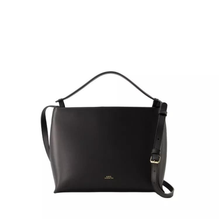 A.P.C. Shopper - Ashley Crossbody - Cotton - Black - Gr. unisize - in Schwarz - für Damen