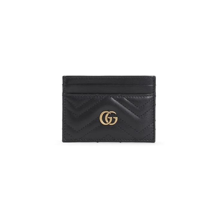 Gg marmont 2.0 matelassé leather card case sale