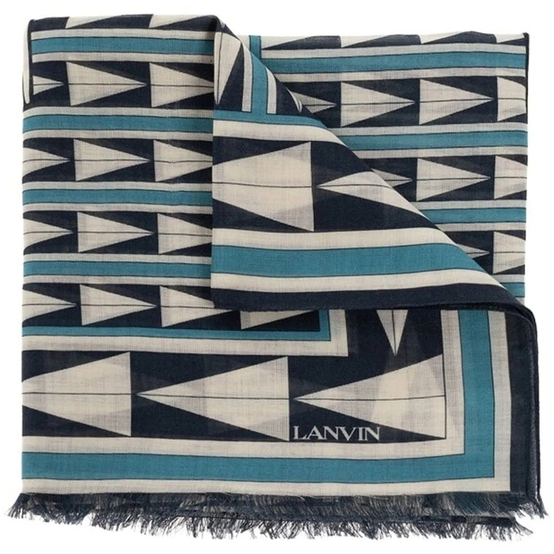 Lanvin Wollschal Lanvin Wool Scarf blau