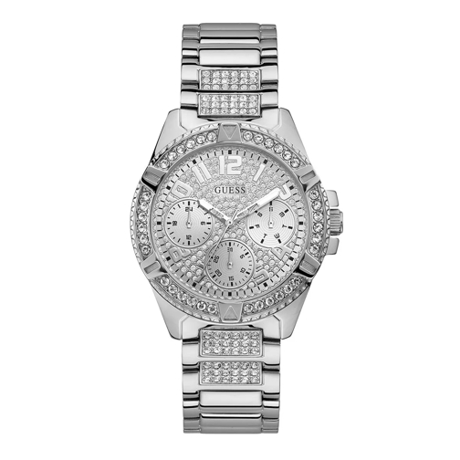 Guess Women Quartz Watch Lady Frontier Silver Multifunctioneel Horloge