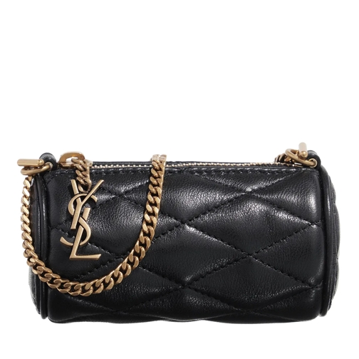 Saint Laurent Mikrotasche Micro Sade Tube Bag Black