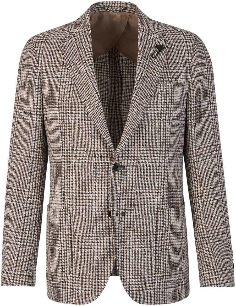 Thumbnail - Lardini - Checked Motif Blazer - Größe 52 -