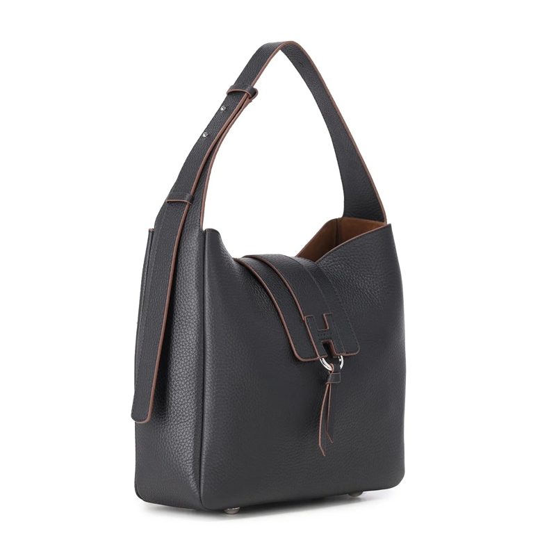 Hogan Sac à bandoulière Handtasche aus Leder schwarz(Image 3)