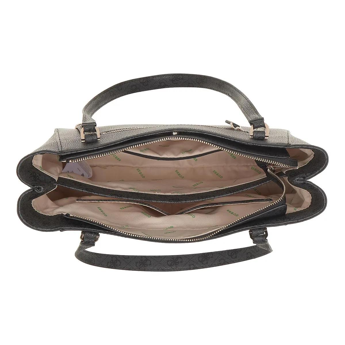 Guess Crossbody bags Eco Erica Status Shopping Bag in donkergrijs