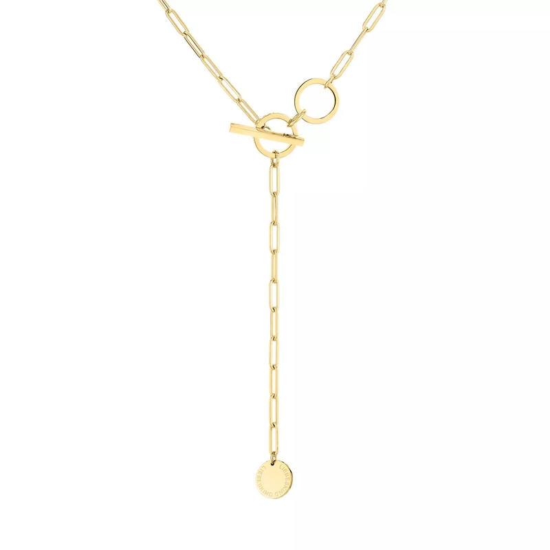 Liebeskind Berlin Mittellange Halskette Necklace Yellow Gold