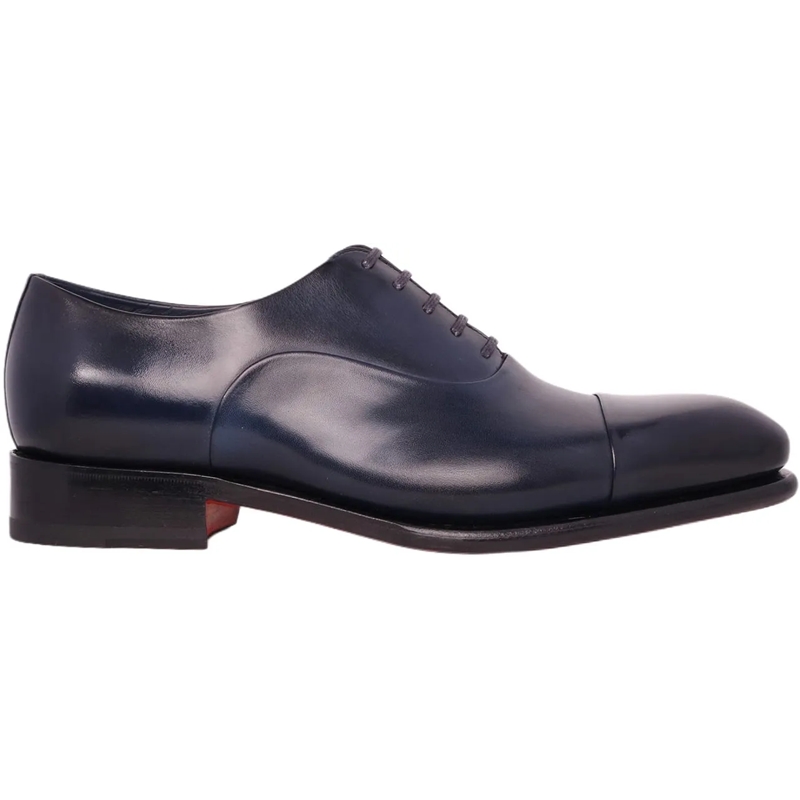 Santoni Claquettes Oxford Veterschoen blau