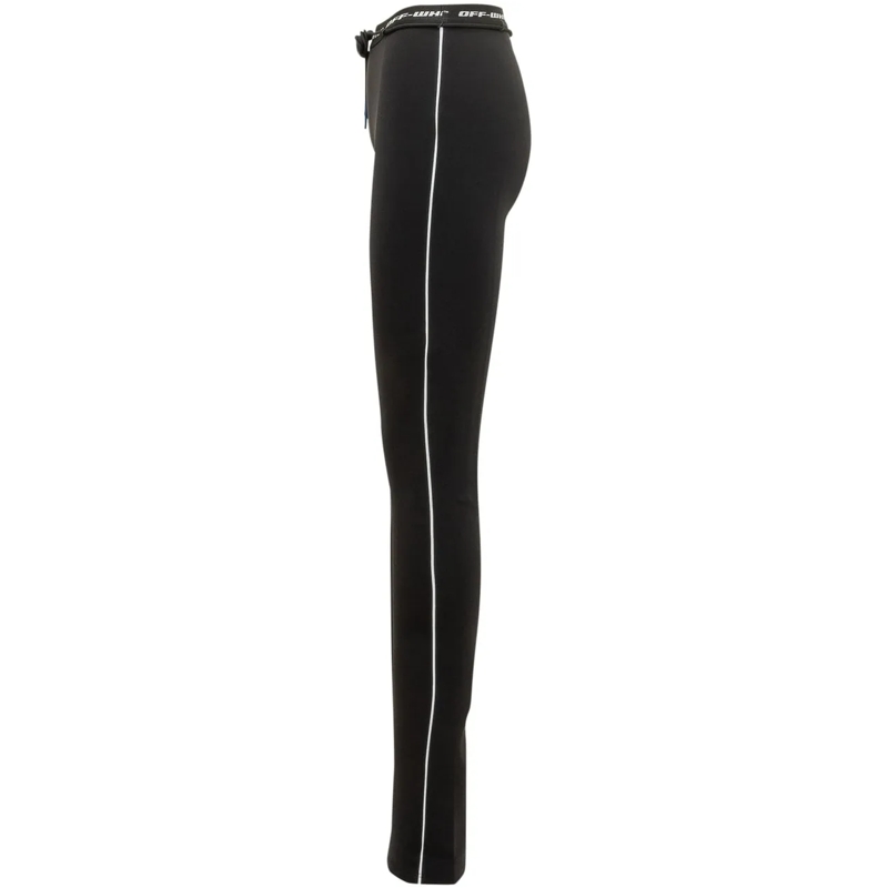 Off-White Leggings Leggings Logoband a Vita Alta schwarz(Image 3)