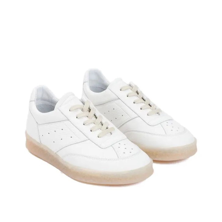 Maison margiela leather sneakers on sale